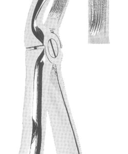 Extracting Forceps With Anatomically Shaped Handle